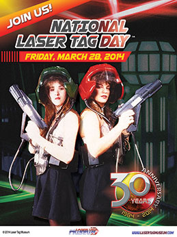 2014 Laser Tag Day Poster