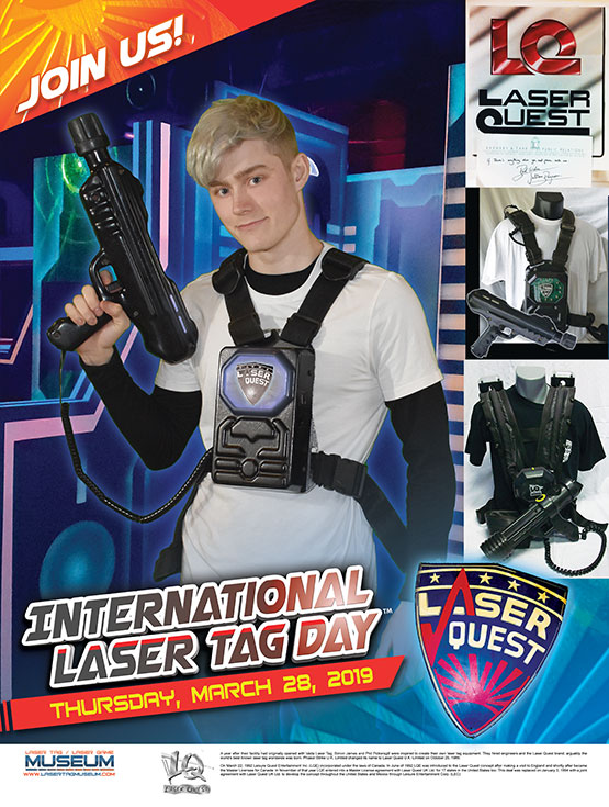 2019 Laser Tag Day Poster